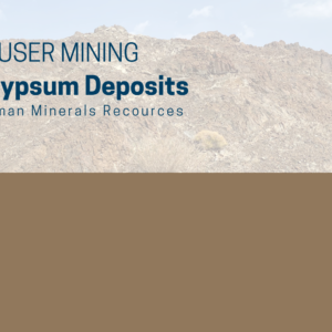 Gypsum Deposits, Oman