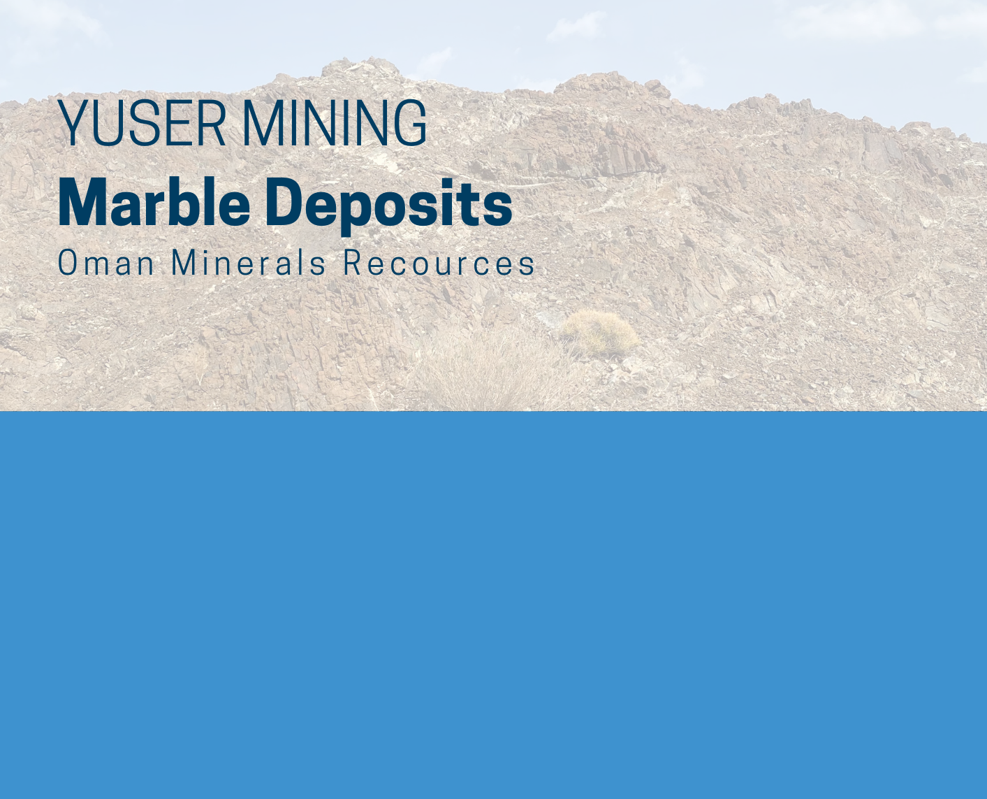 Marble Deposits, Oman